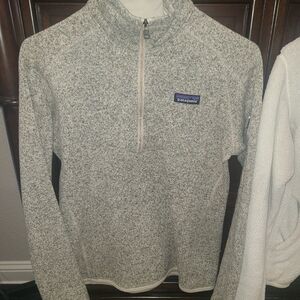 Patagonia women’s better sweater 1/4 zip pullover - Pelican - S